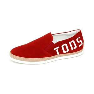 TOD'S トッズ メンズ スニーカー スエード レッド