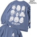 gym master ジムマスター 10oz BETTER DAYS スウェット ビッグTEE Always Keep Smiling ワイドシルエット 長袖Tシャツ メンズ レディース コットン100% LOVE&PEACE G821724 スレイトブルー