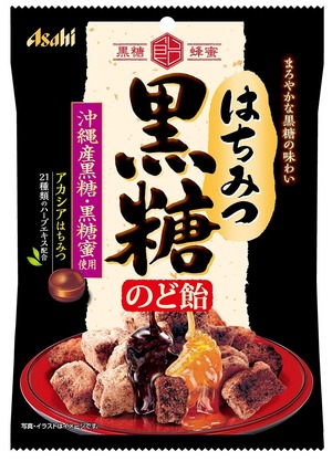 【努力特価】アサヒグループ食品 はちみつ黒糖のど飴 92g×6袋