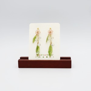 soapwortピアス（crystal）