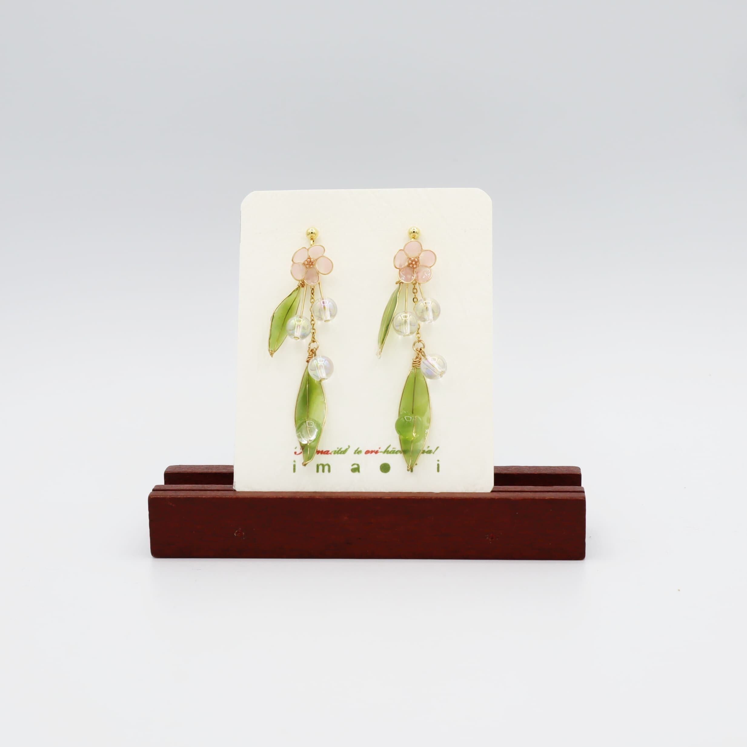 soapwortピアス（crystal）