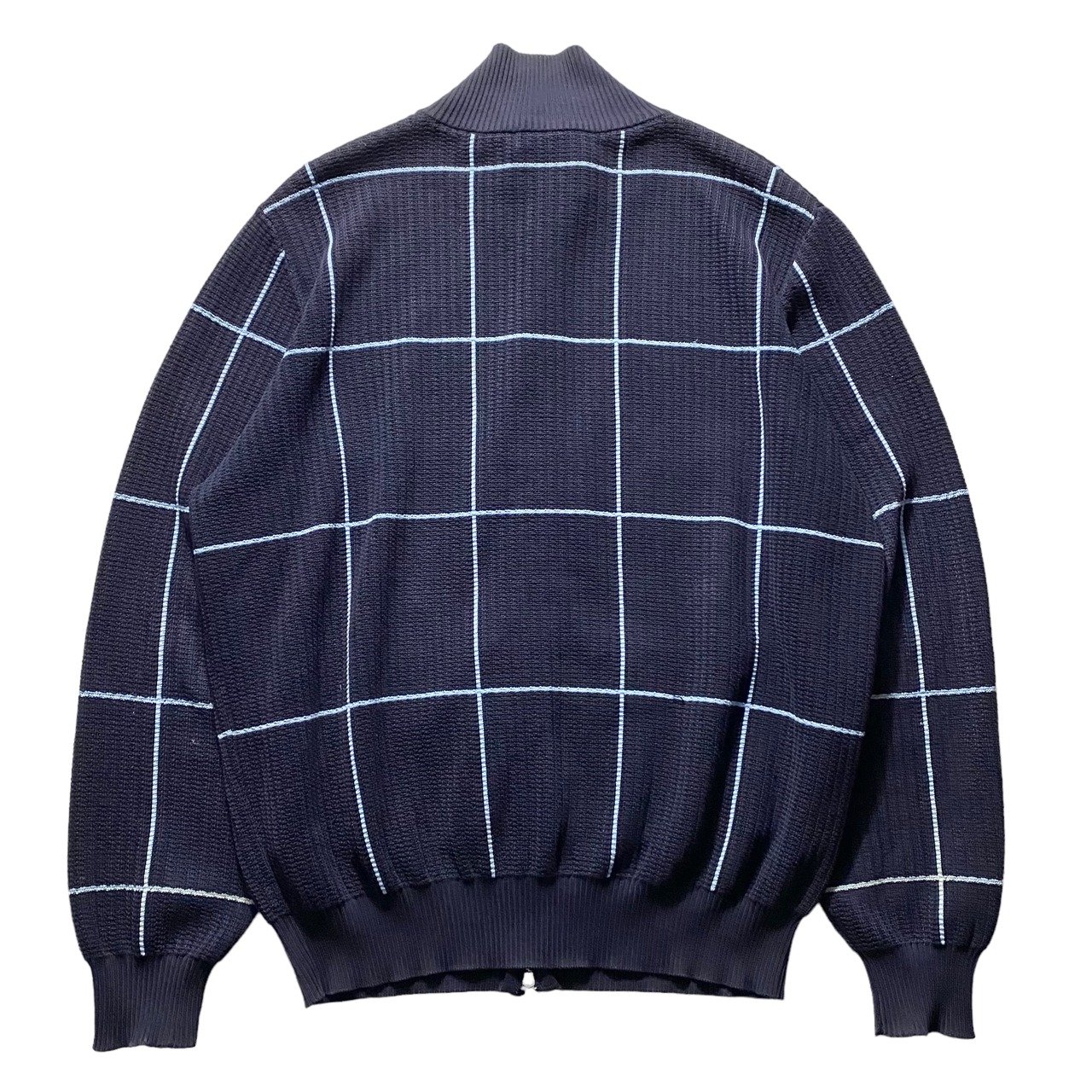 BRIONI plaid pattern cotton drivers knit