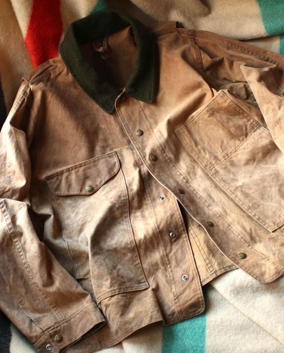 Snooze Jacket 1980s “ filson “ oiled hunting jacket . made in usa . size xxlarge ...