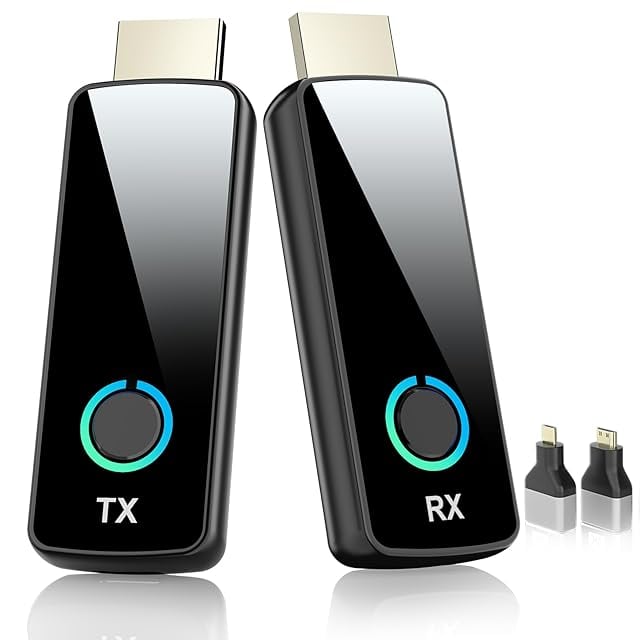 2025年新登場」Tongtion ワイヤレス hdmi 送受信機 セット hdmi 無線化