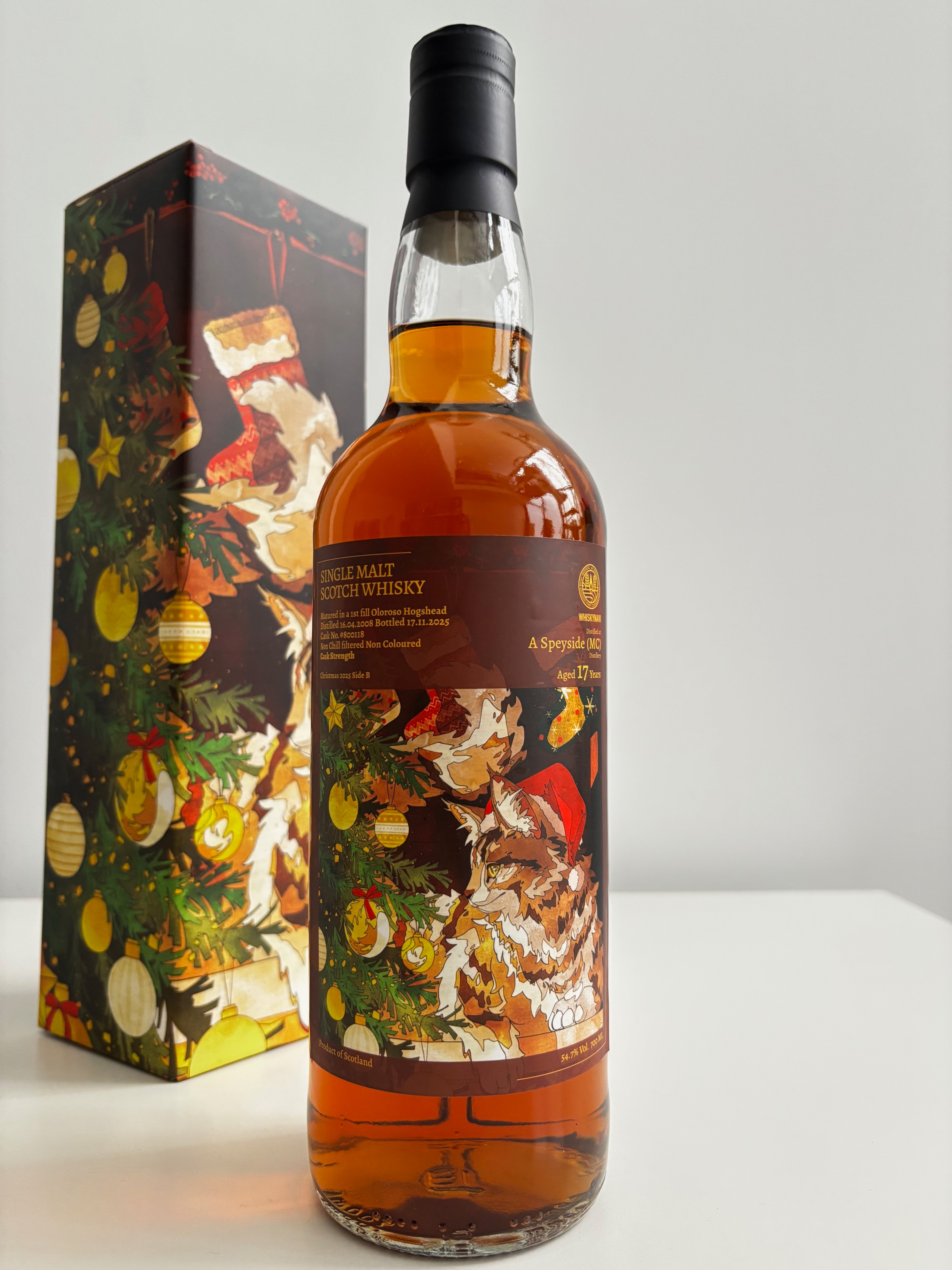 スペイサイド(MC) 17年 Side-B 1stフィルオロロソホグスヘッド 54.7