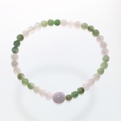 3色の色合いが素敵！ 翡翠ブレスレット A貨翡翠 jd_br1086