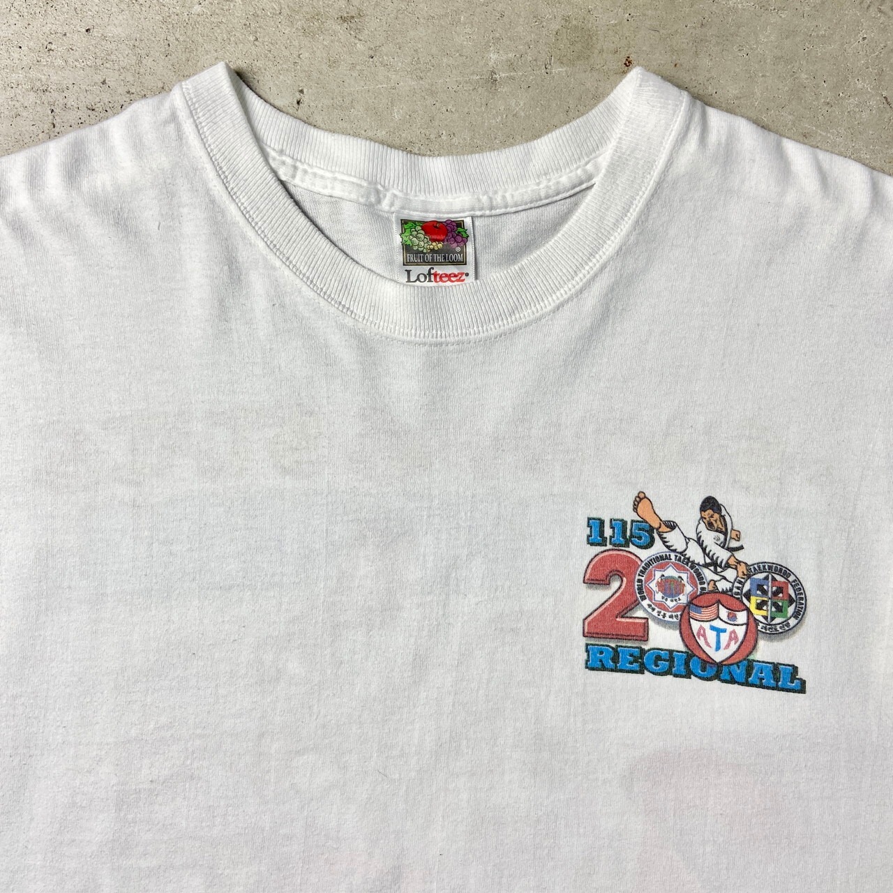 00年代 TAEKWONDO CHAMPIONSHIPS 2000 バックプリントTシャツ メンズL 