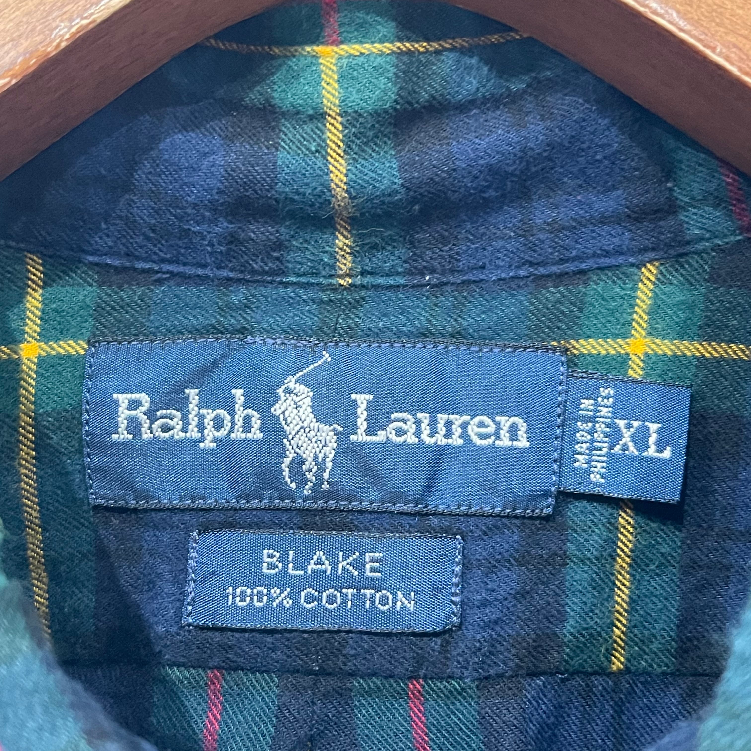 年代 size : XL Ralph Lauren " BLAKE " ラルフローレン 長袖