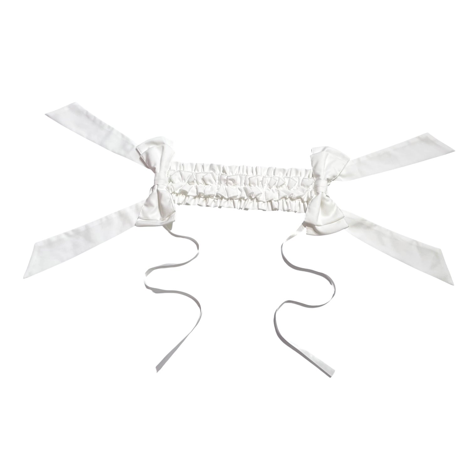 リボンヘッドドレス　WHITE