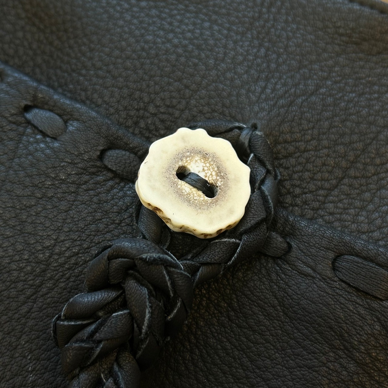 別注 ナスングワム×アーリーモーニング【Nasngwam×Early Morning】SQUARE FASTENER SACOCHE (Black) - 4