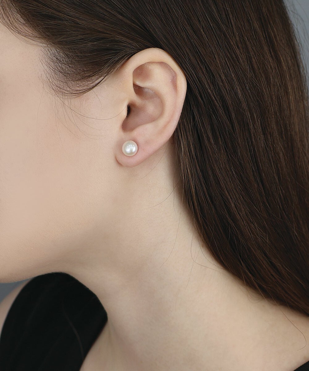 【シルバー925】ウォーターパール ピアス / silver925ポスト 韓国製