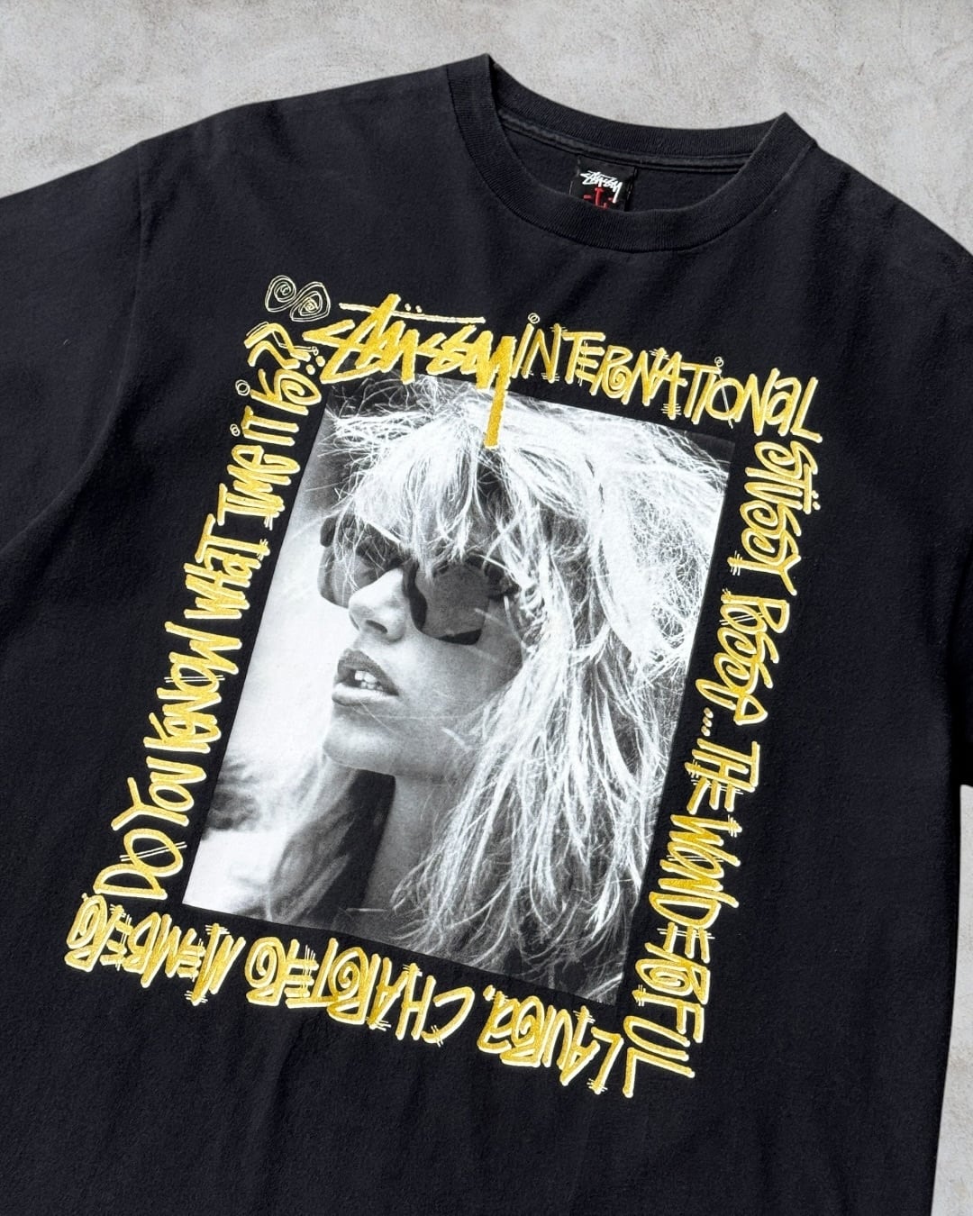 00's old stussy “Laura” Design Photo Tee “ローラ” 【高円寺本店