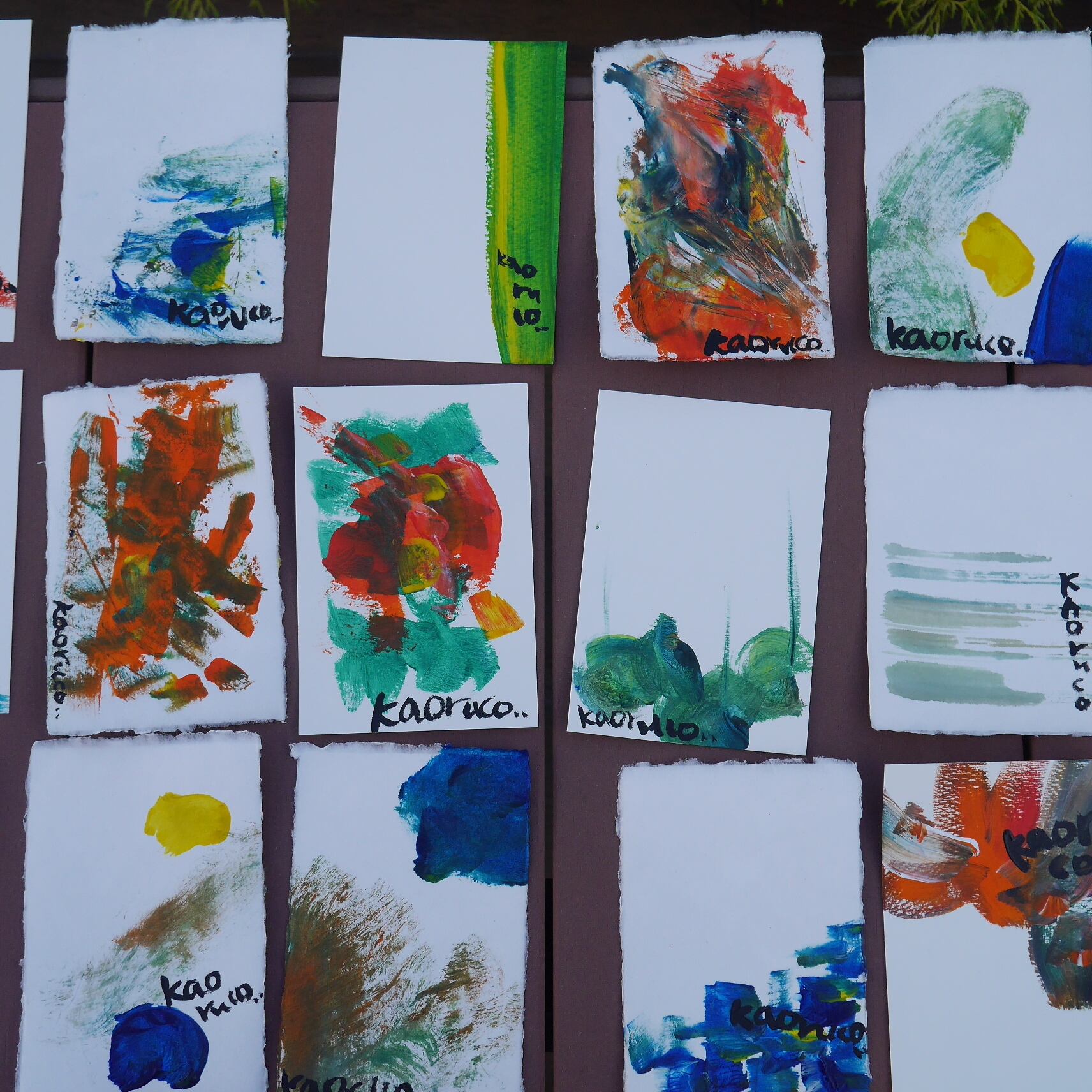 定期便】モダンアート 抽象画 3ヶ月に1回お届け ポストカードの定期便