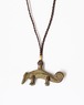 chameleon necklace (bronze)
