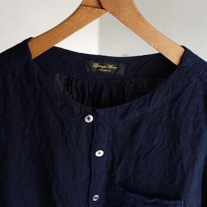 classic germanwork heavylinen shirt / indigo