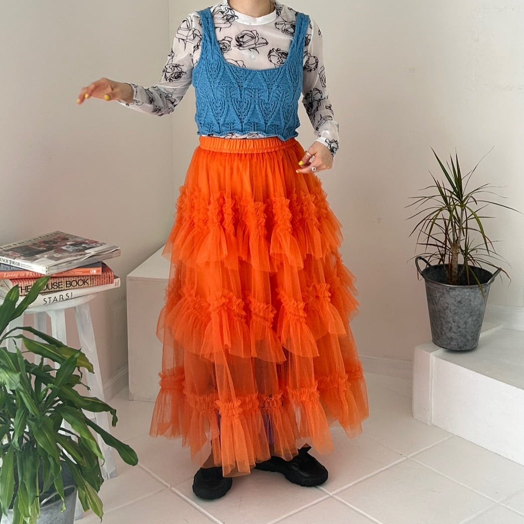 薔薇柄シアートップス_LN02806 | lanan(ラナン)