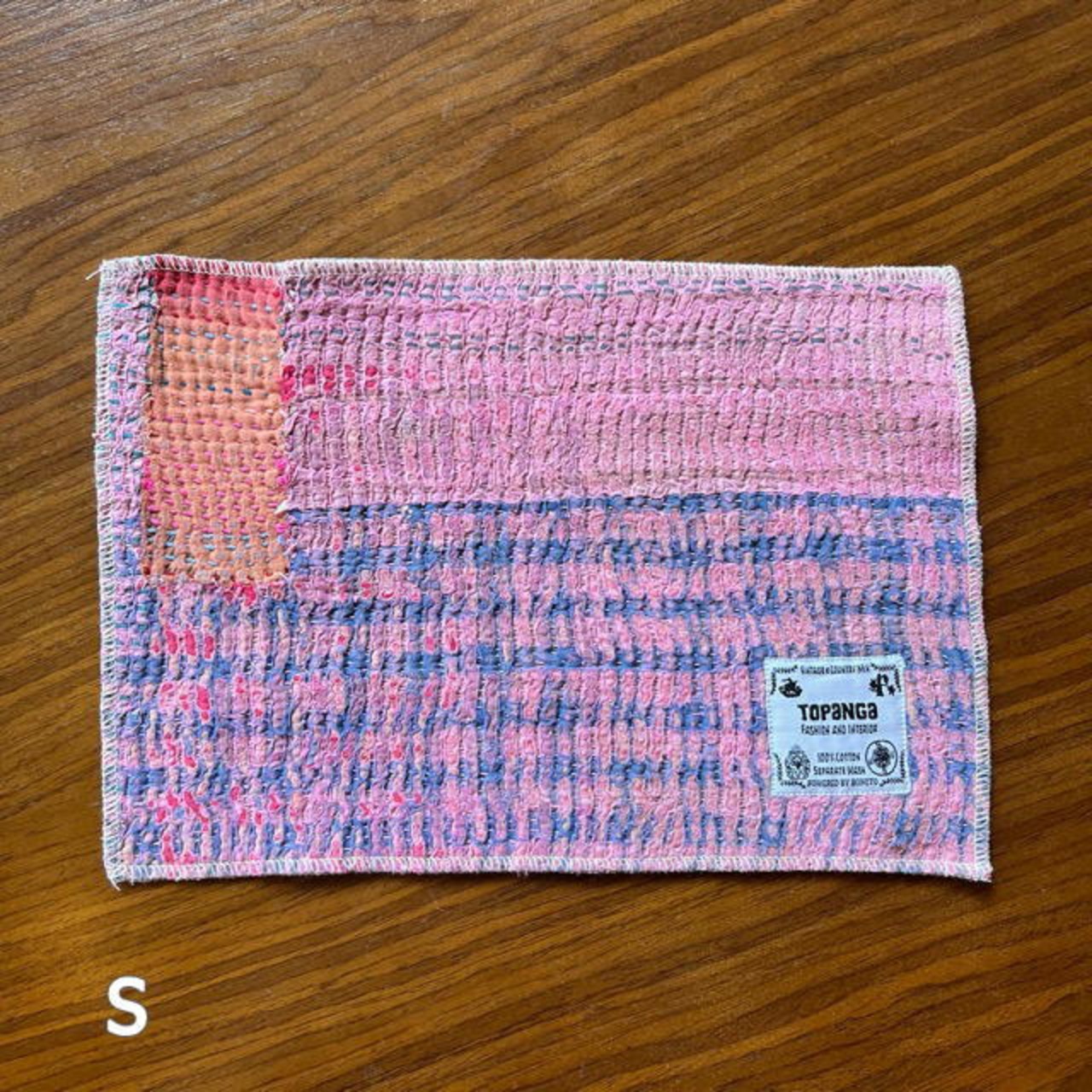 TOPANGA Kitchen India Vintage Lalli Quilt Tea Mat 19Type 30×20cm 　インドヴィンテージラリーキルト　ティーマット 20種　【メール便可】