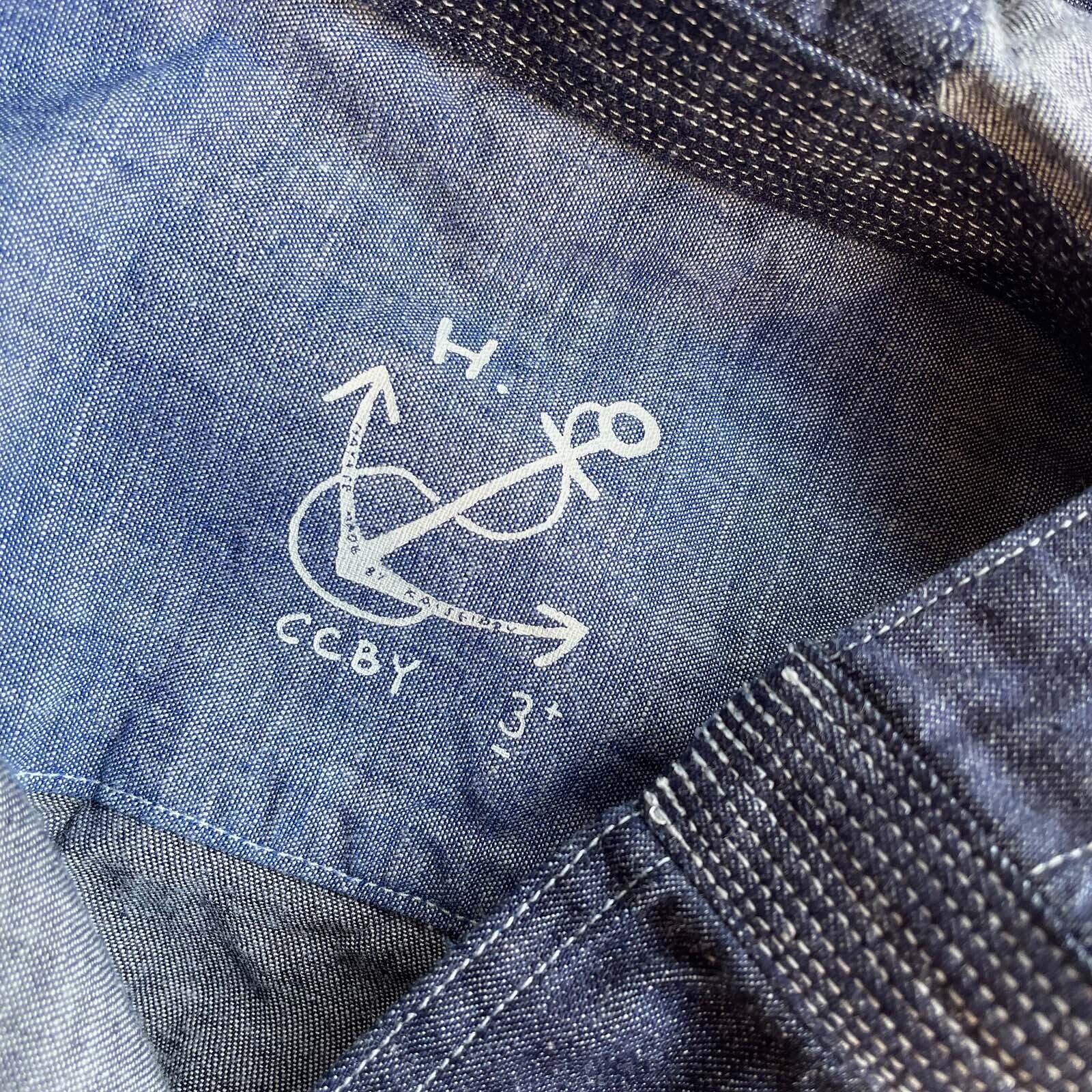 羽織デッキシャツ HAYATE CCBY DUTY WEAR /デニムシャツ 61S68 サイズ