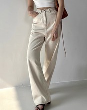 High waist straight Jeans T20197