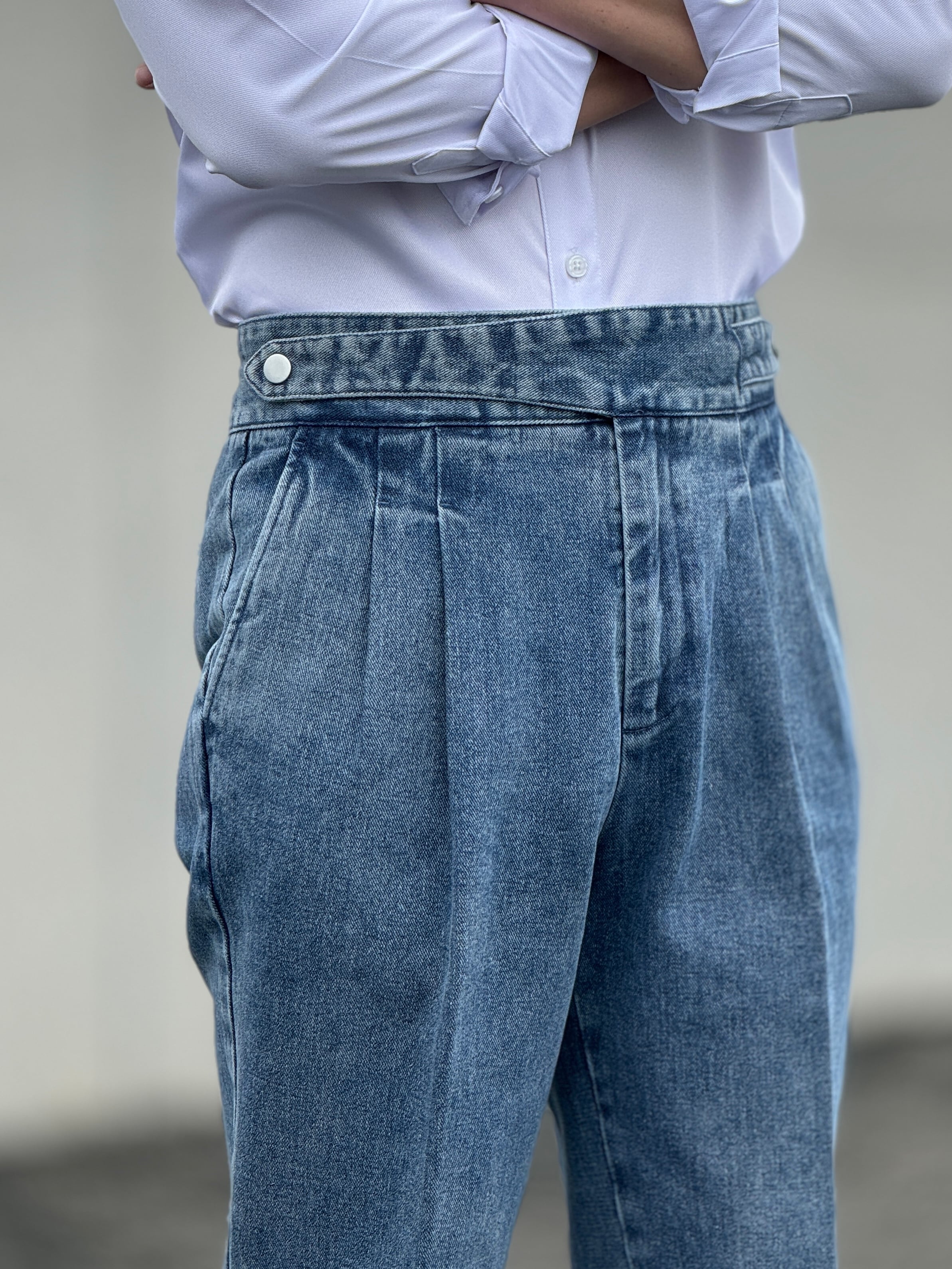 デニムグルカスラックス | Wide Range