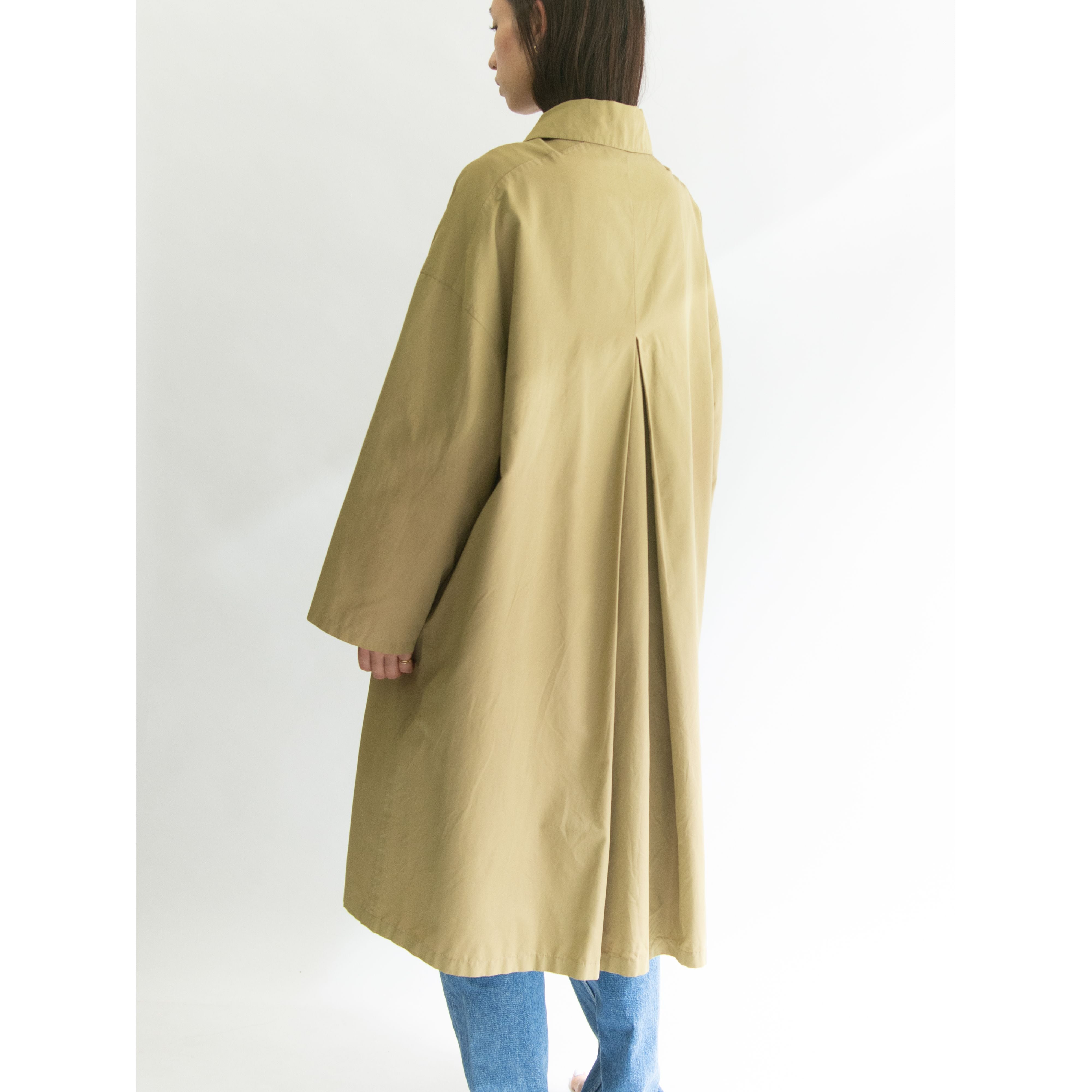 【Salvatore Ferragamo】Made in Italy oversized soutien collar coat（サルヴァトーレフェラガモ イタリア製 ガンチーニオーバーサイズステンカラーコート）10b