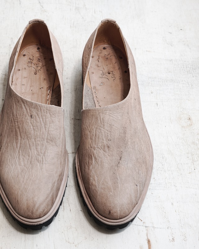 One of a kind｜Slip-on – Kakishibu Light Brown Goat Leather