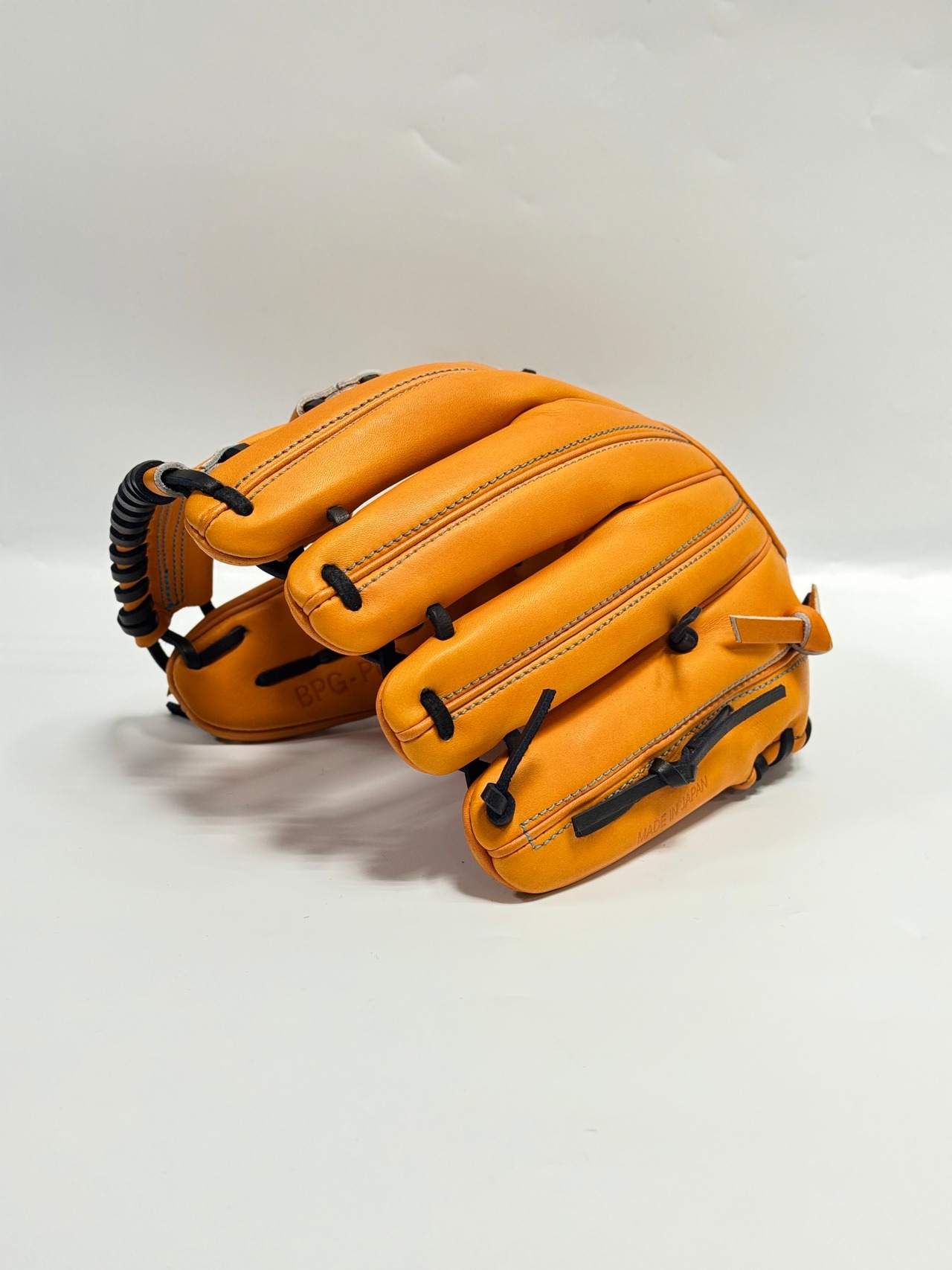 ZETT PROSTATUSｰゼットプロステイタス　michii  supreme order 硬式グローブ　ゼットミチイオリジナルグラブ　右投げ用　316型　（泉口友汰選手モデル）　オレンジ×ブラック　90・画像5