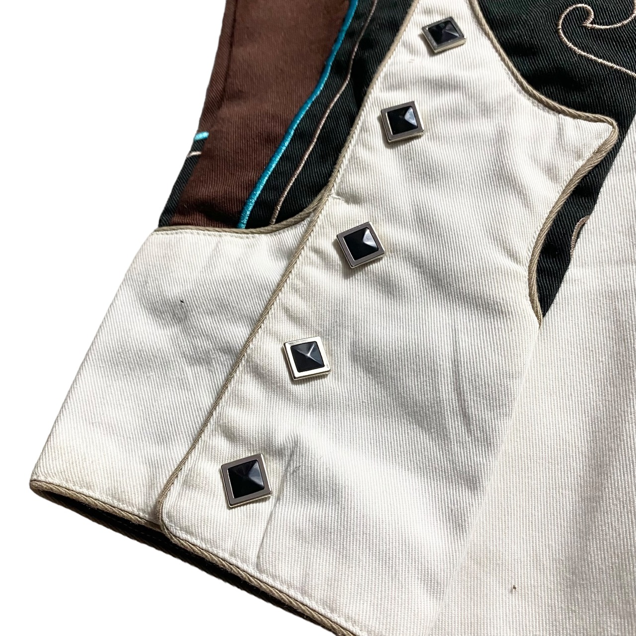 old color switching western shirt