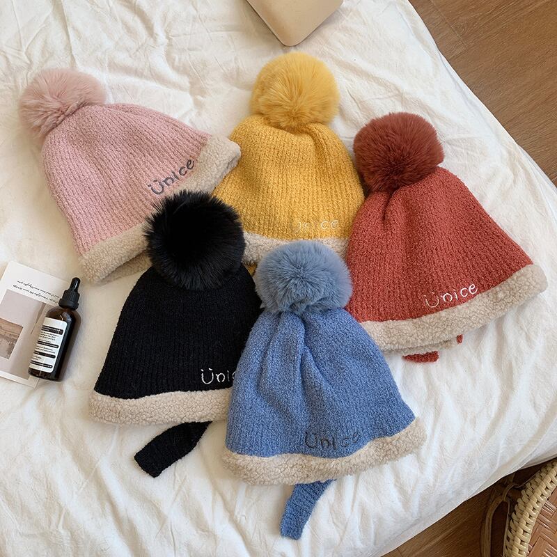 カジュアルオータムウィンターニット 帽子 秋物 冬物 ブラック・アイド・ピーズ75615749884