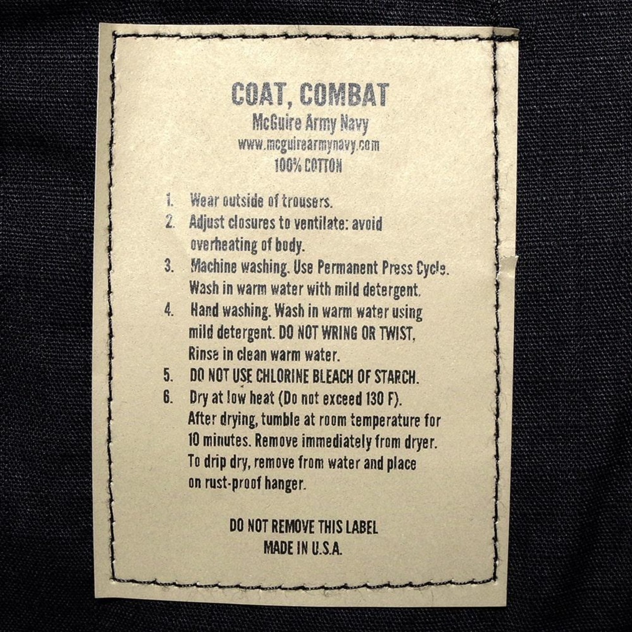 【MILITARY DEADSTOCK(ミリタリーデッドストック)】DEADSTOCK US MADE JUNGLE FATIGUE JKT REPRODUCT BLACK デッドストック アメリカ製 ジャングルファティーグジャケット 民生品 ブラック