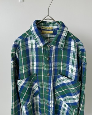 -St John's Bay- Vintage 80s L Flannel Check Shirt