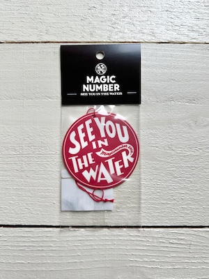 MAGICNUMBER / SEE YOU IN THE WATER XV AIR FRESHNER  (RED)