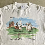 90年代 USA製 The Far Side Cows Animal Cartoon アニマル アート 