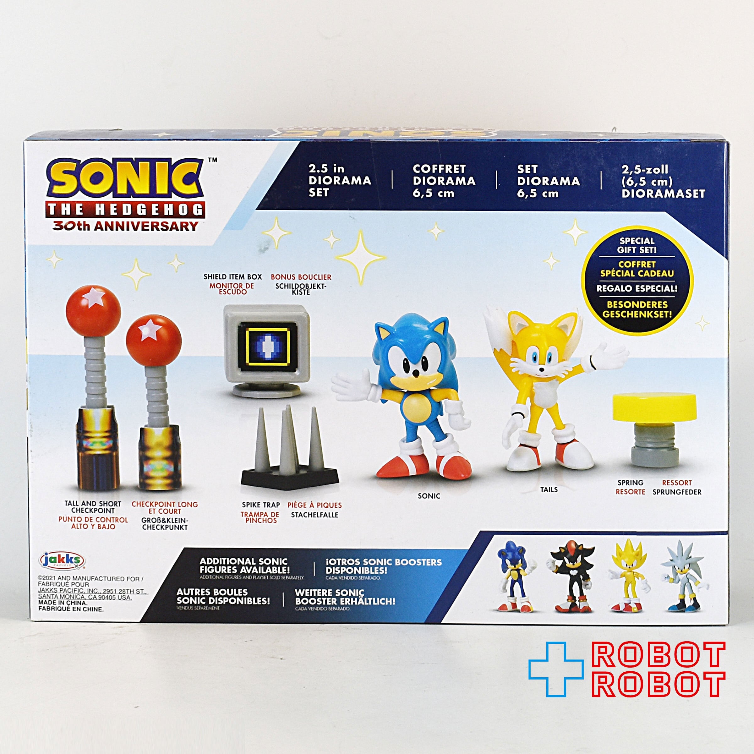 ソニック ジオラマフィギュアセット 2つのセット ソニック・ザ・ヘッジホッグ 30周年 ソニック & テイルス 2.5インチ