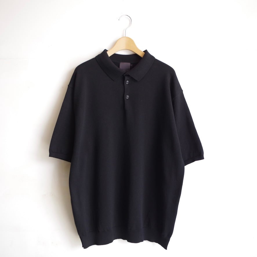 comm.arch. Giza Cotton Knitted Polo S/S | 1F Store