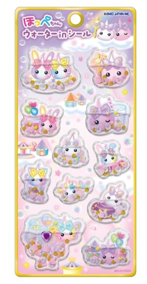 ほっぺちゃん ウォーターインシール kmo_230351_230352 おはじきシール