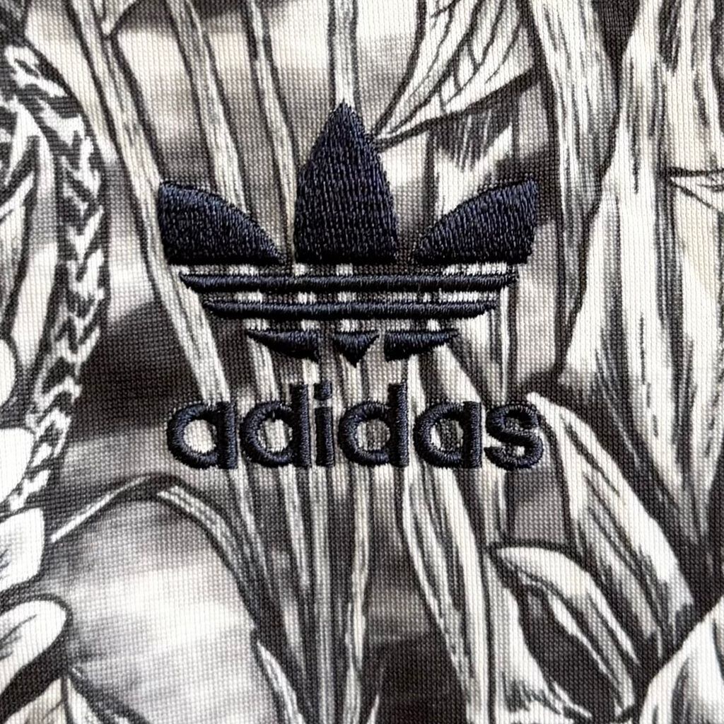 adidas アディダス トレフォイル 刺繍 ロゴプリント ボタニカル柄