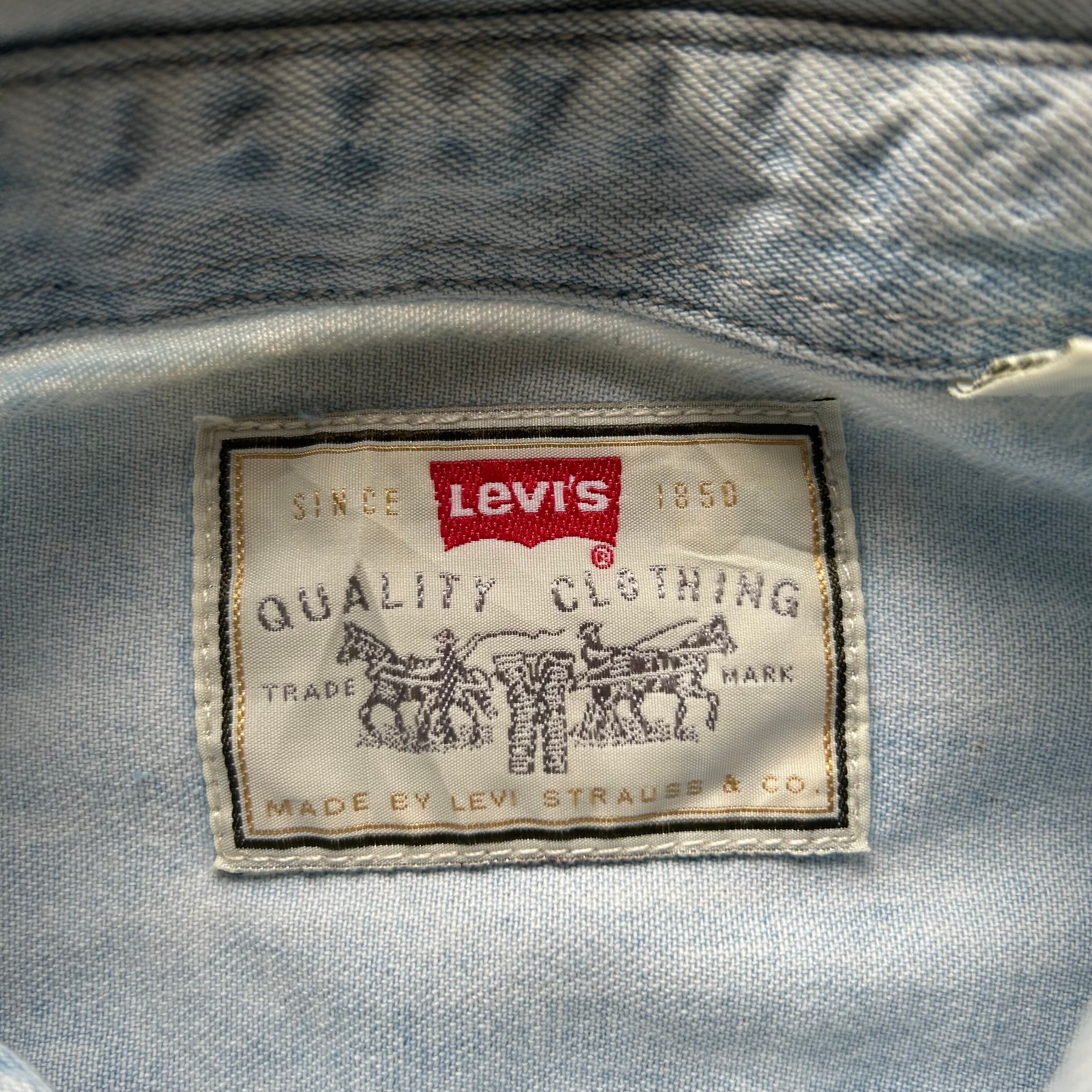 90s Levi‘s Denim Shirt RED TAB リーバイス レッドタブ デニム シャツ ＃505072