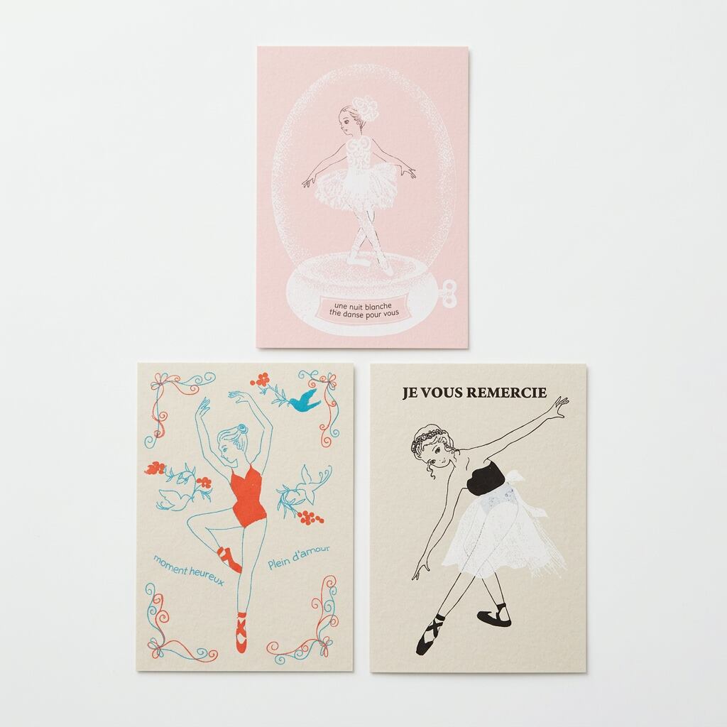 3バレリーナ*postcard SET
