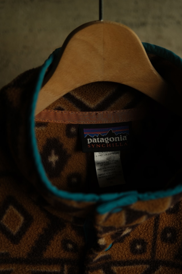 Utah/"patagonia" synchilla fleece snap tee pullover/MSBB