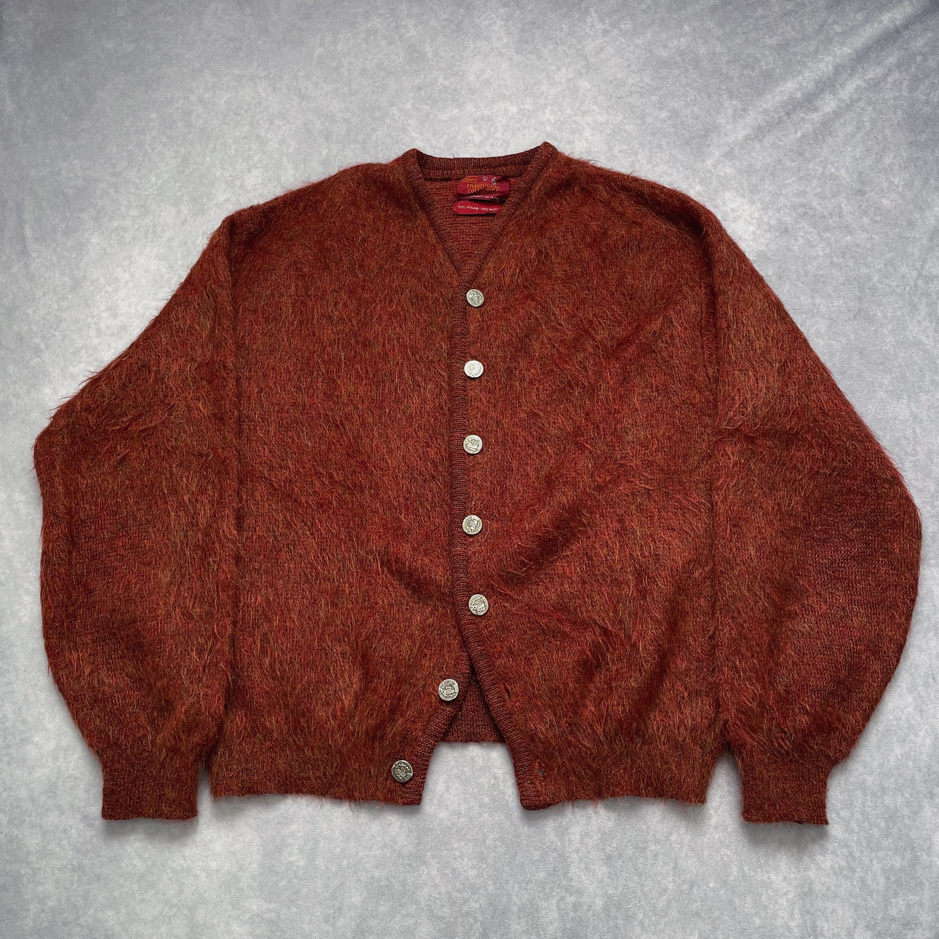 60s Sears mohair “MIXカラーの毛足長め” | Avalon -vintage-
