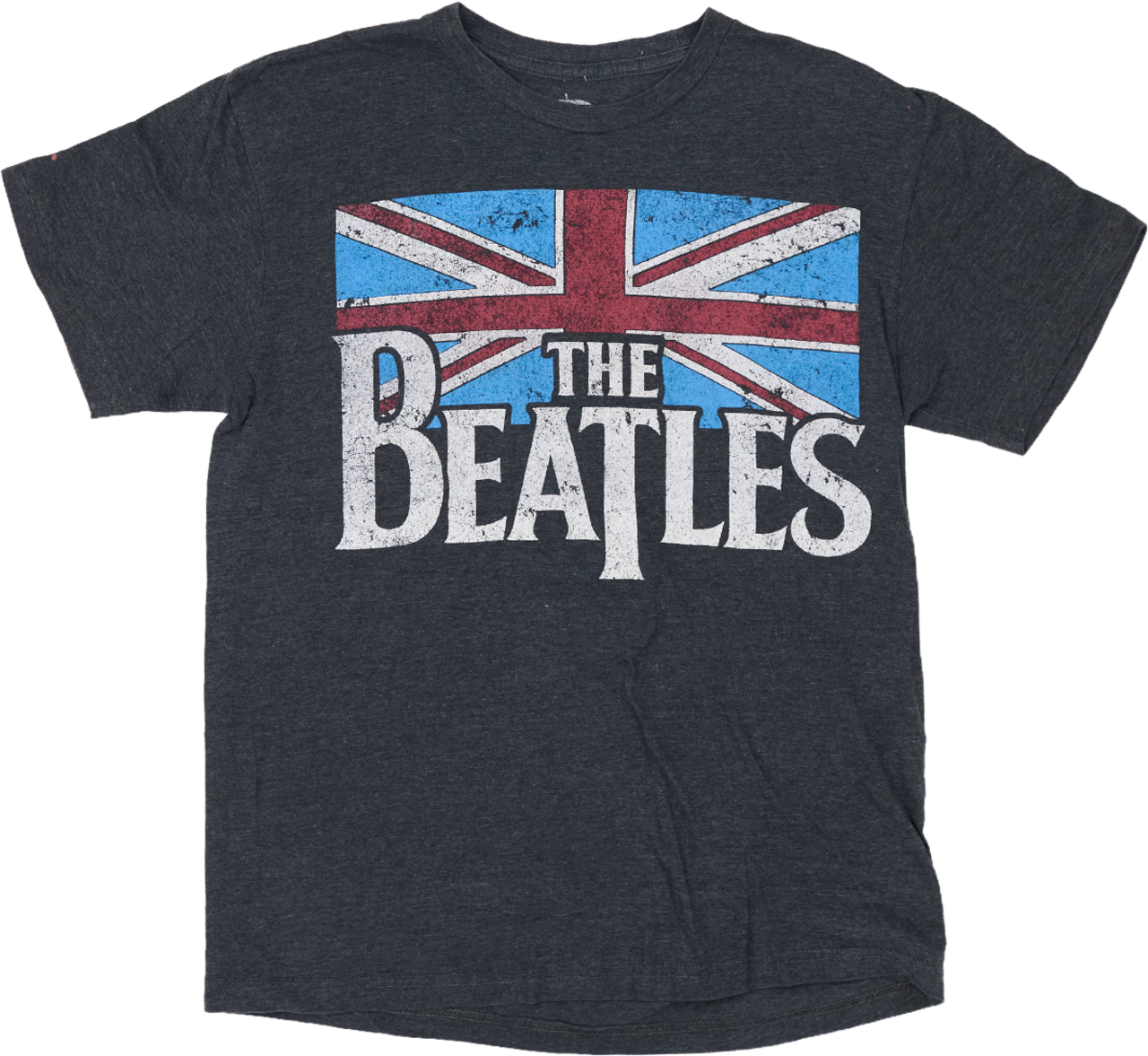 古着 2014 BEATLES OFFICIAL UNION JACK LOGO M T / ビートルズ 2014 オフィシャル ユニオンジャックロゴ M Tシャツ