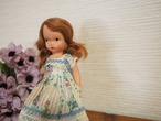 ナンシー・アン 「ストーリーブックドール」 ビスク 花柄ブルー山道リボン 画像3