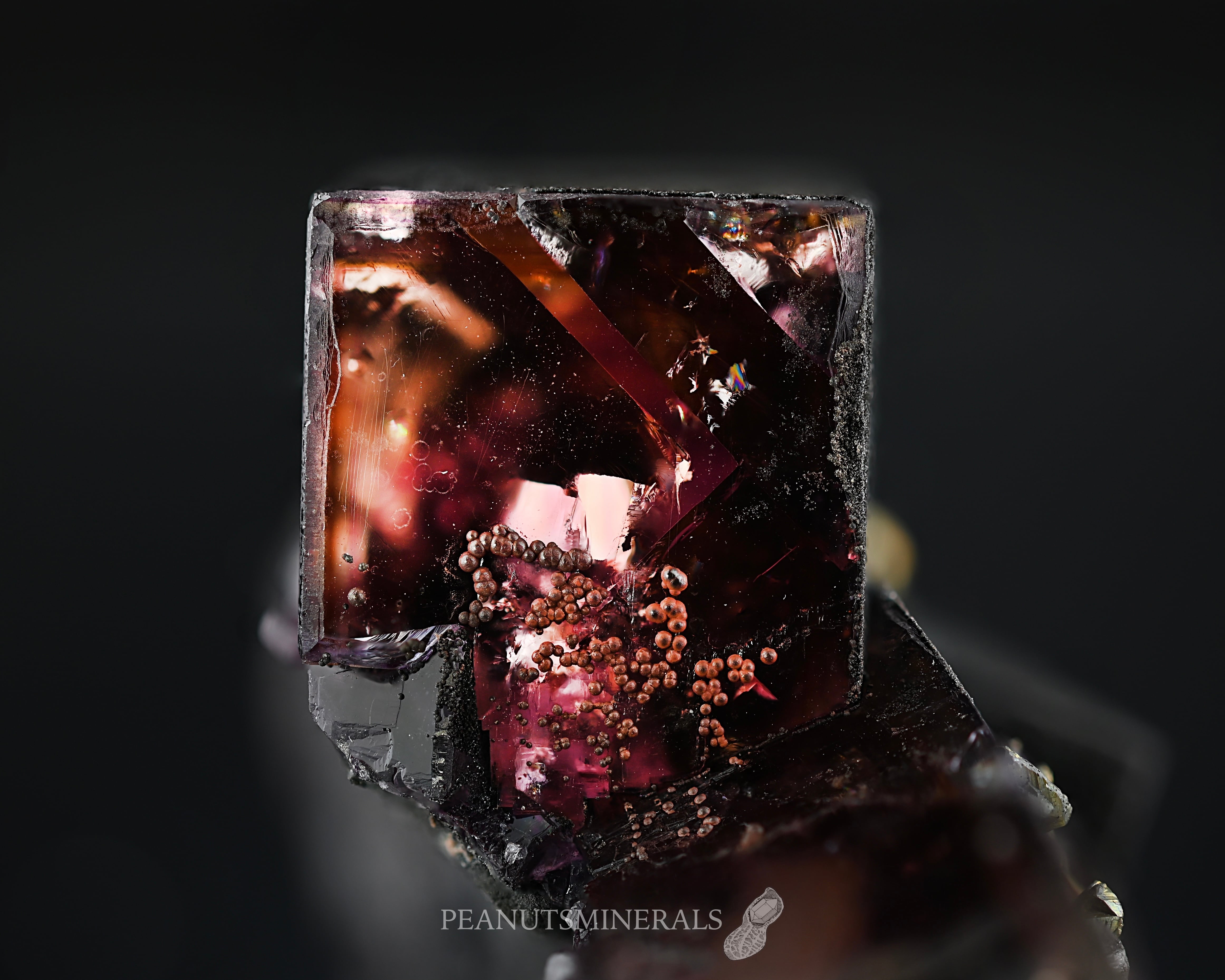 384 イリノイ州産 フローライト&キャルコパイライト 384 イリノイ州産 フローライト&キャルコパイライト