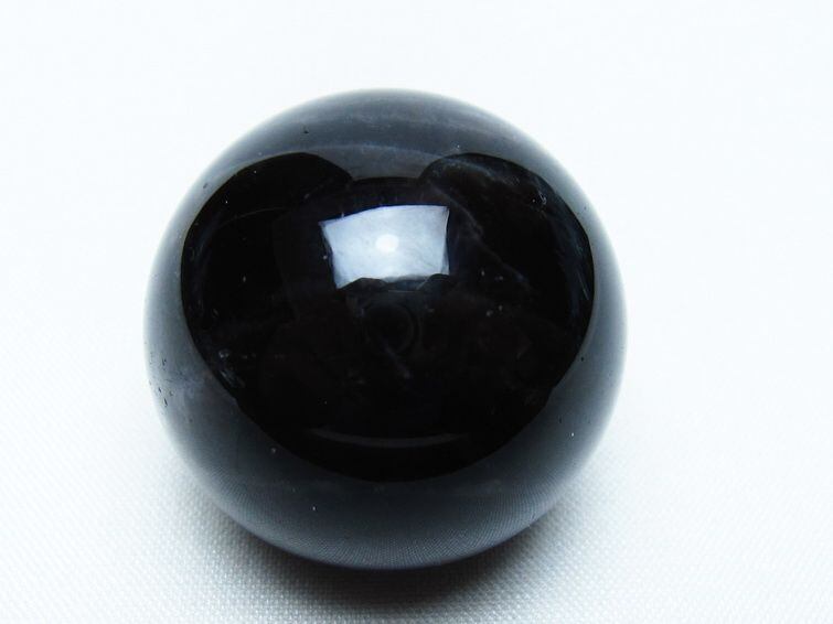 モリオン 丸玉 34mm 黒水晶 スフィア 置物 一点物 141-7982 | 天然石