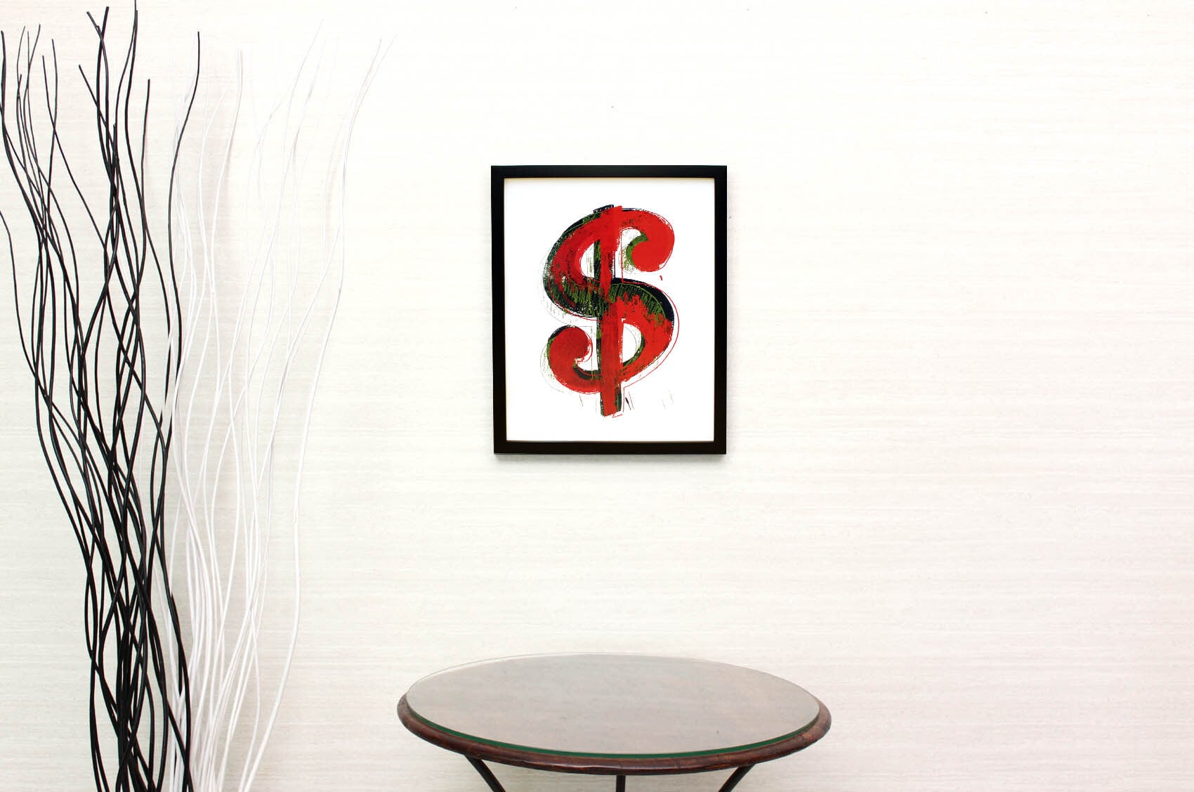 アンディウォーホル「ドル サイン,1981(レッド) Dollar Sign,1981(Red
