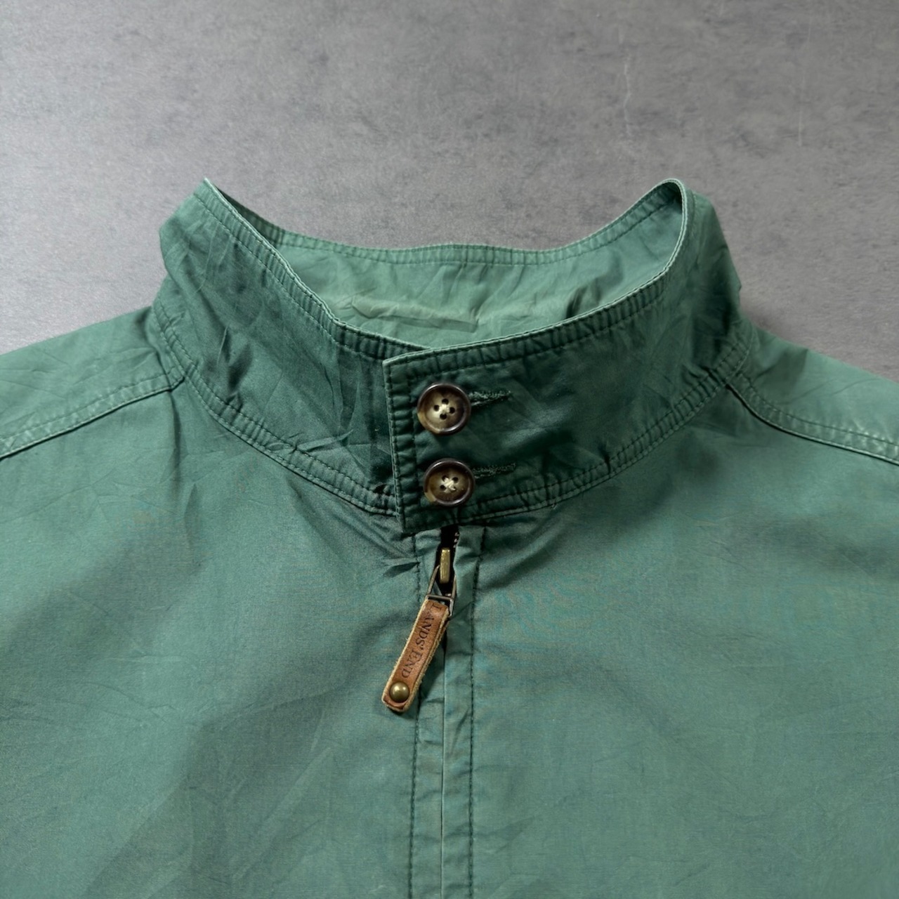 LANDS’END Harrington jacket green XL 古着 - 4