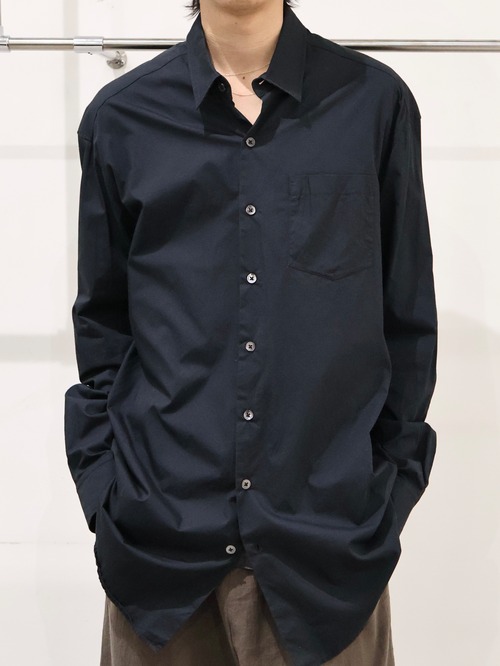 【ann demeulemeester】cotton long shirt