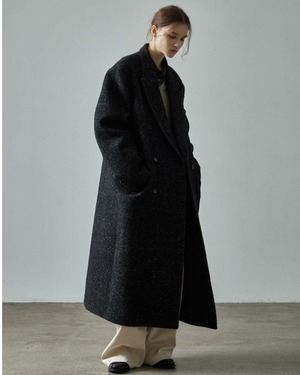 HERRINGBONE WOOL OVER COAT