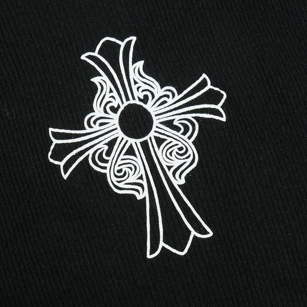 Size【M】 CHROME HEARTS クロム・ハーツ HAIRY CROSS RIB TANK BLACK